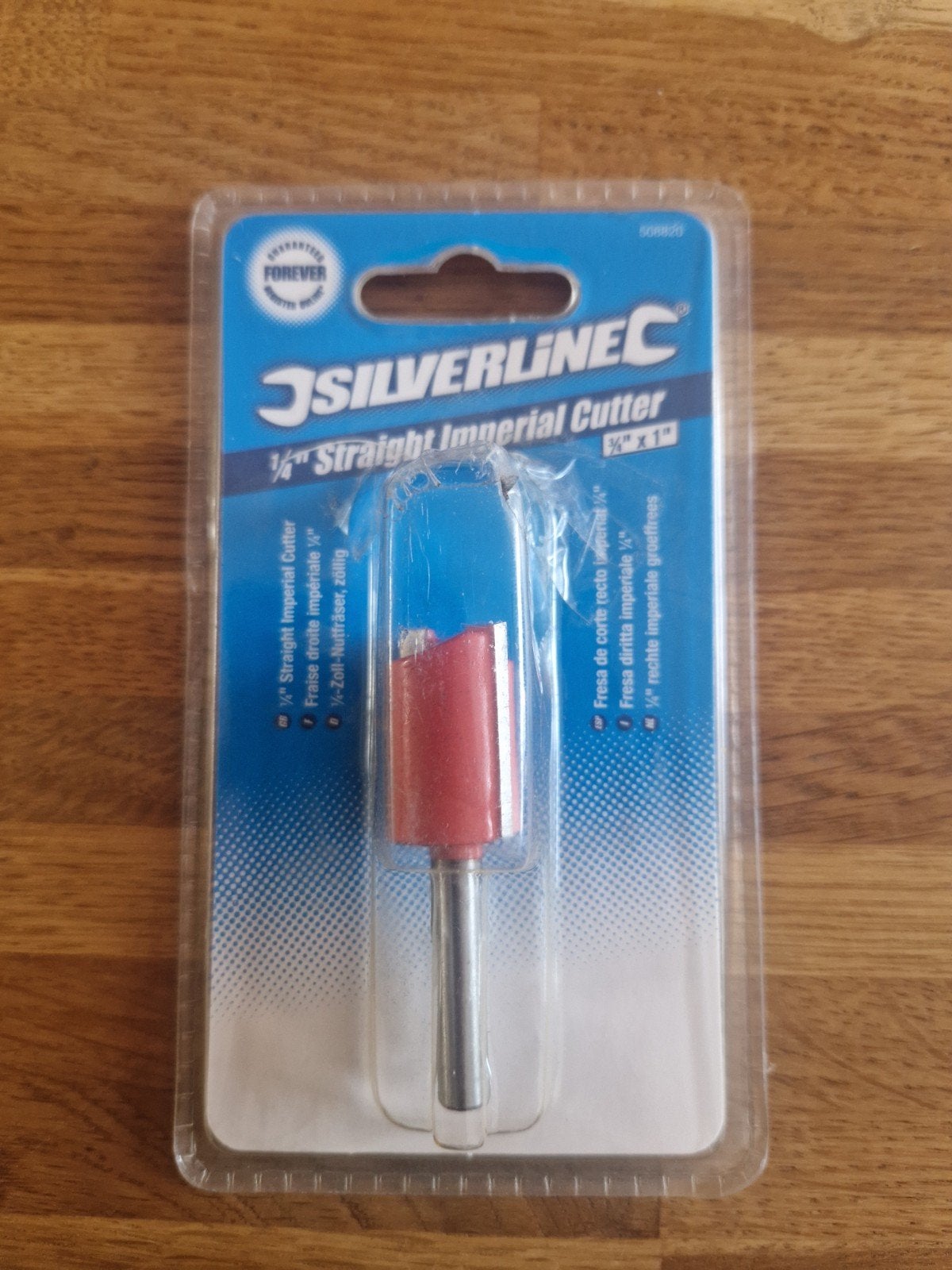 Fraise droite pour défonceuse Silverline, Enlèvement