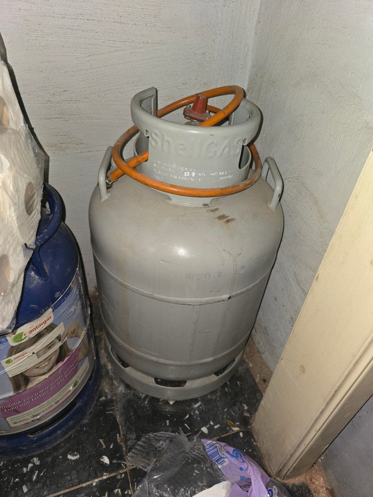 lasmachine met gasfled en warmte machine met gasfles, Doe-het-zelf en Bouw, Ophalen, Zo goed als nieuw
