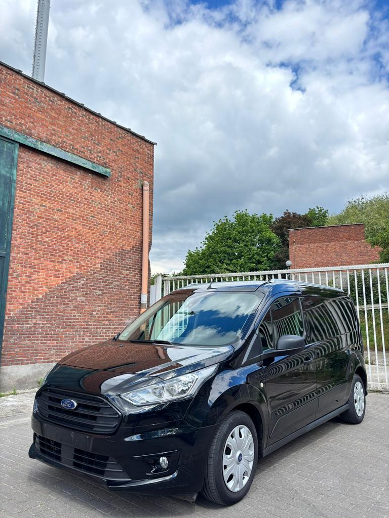 Ford Transit Connect 1.5 diesel Verlengde uitvoering, Auto's, Euro 6, Zwart, Particulier, Onderhoudsboekje