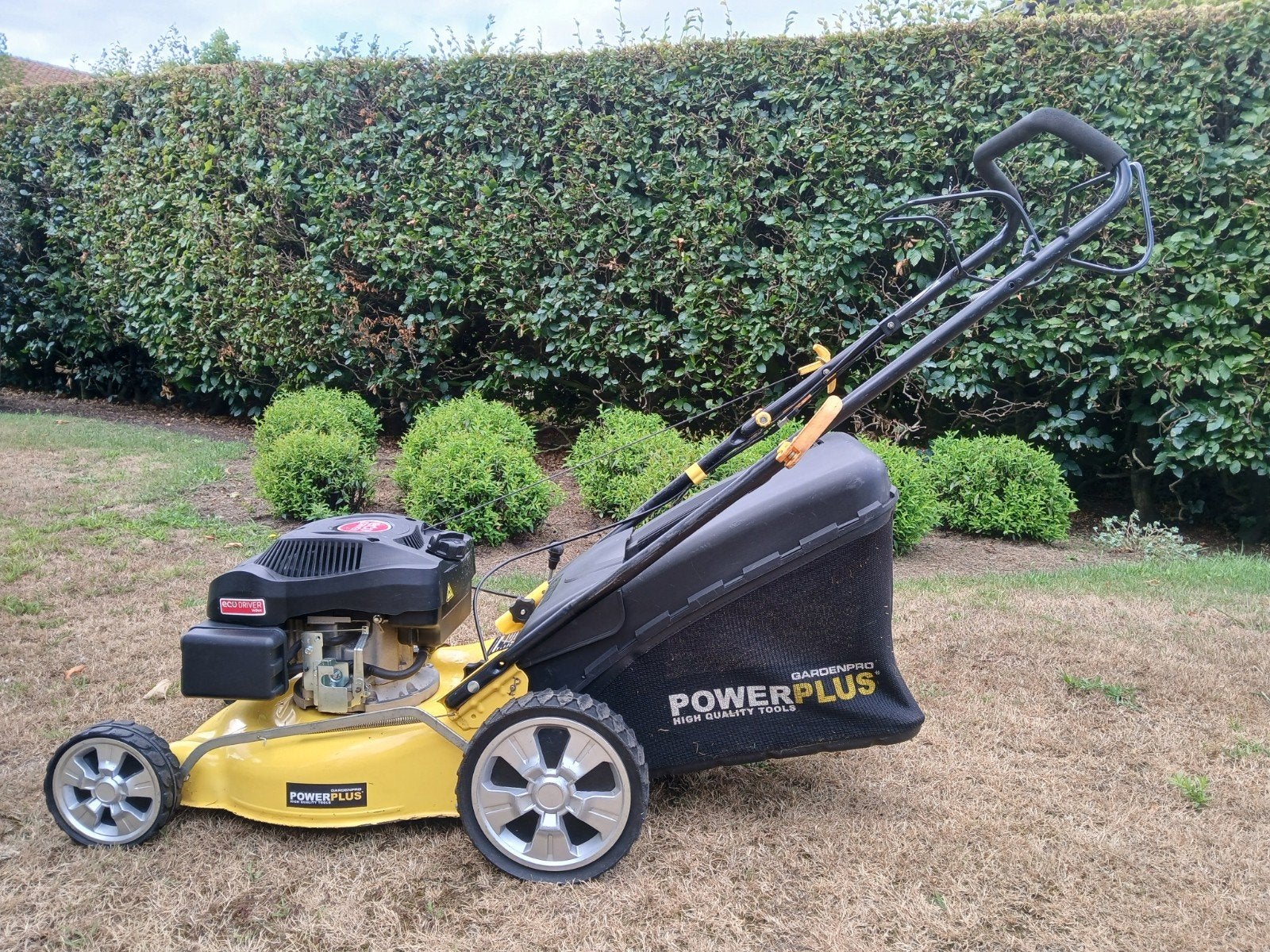 Power plus grasmachine benzine, Ophalen, Mulchfunctie