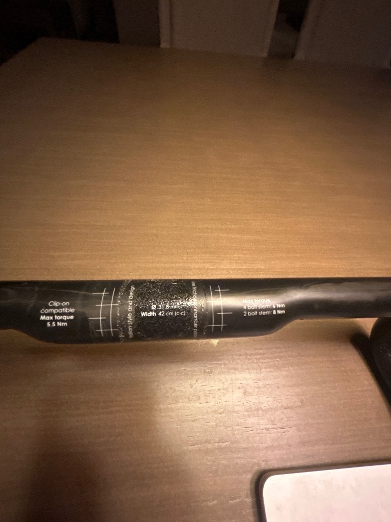 3T Ergonova Team Stealth Carbon Stuur Zwart, 3T, Gebruikt, Stuur, Ophalen of Verzenden