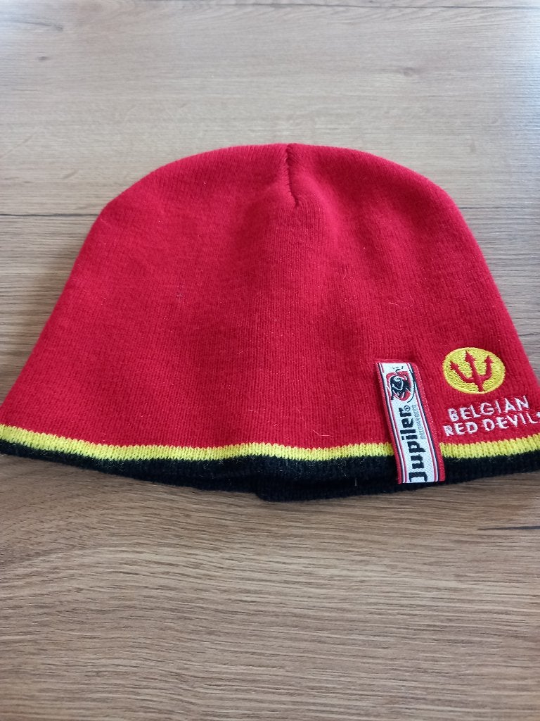 Bonnet des diables rouges, Sport en Fitness, Voetbal, Maat M, Ophalen, Zo goed als nieuw, Overige typen