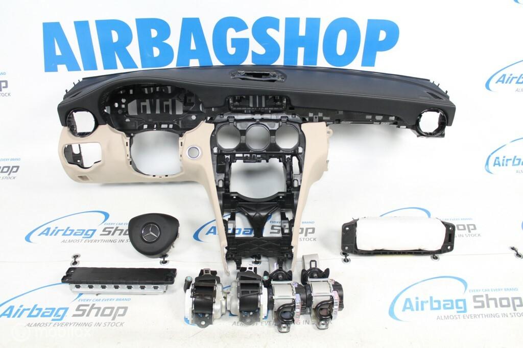 Airbag set - dashboard leer beige mercedes c klasse w205, Auto-onderdelen