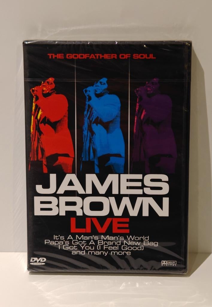 James Brown Live NIEUW ONGEOPEND Soullegende in topvorm dvd, Alle leeftijden, Ophalen of Verzenden, Nieuw in verpakking