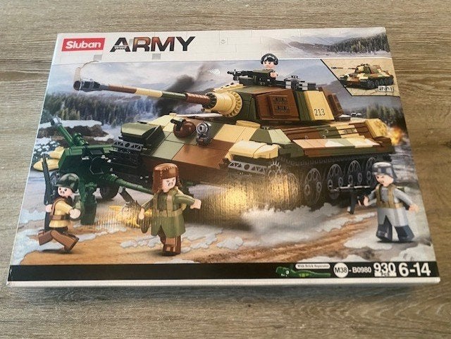 Sluban Model bricks King Tiger WW2 new in box, Ophalen of Verzenden, Landmacht, Miniatuur of Beeldje
