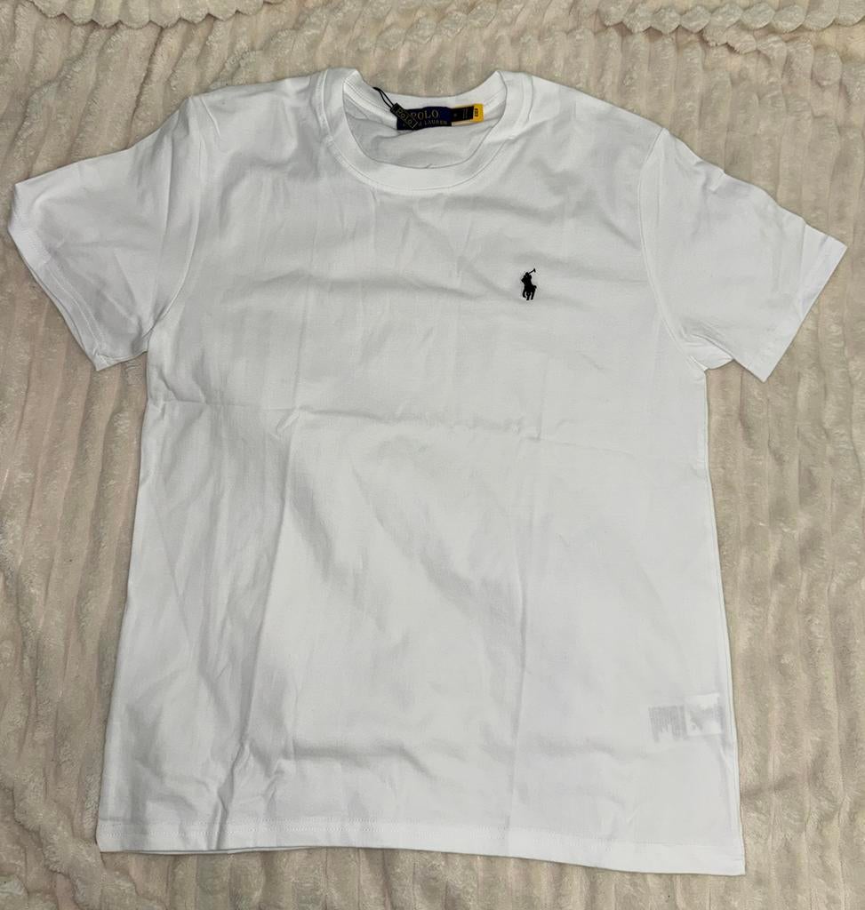 Polo Ralph Lauren T-shirt, Ophalen of Verzenden, Zo goed als nieuw, Maat 48/50 (M), Wit