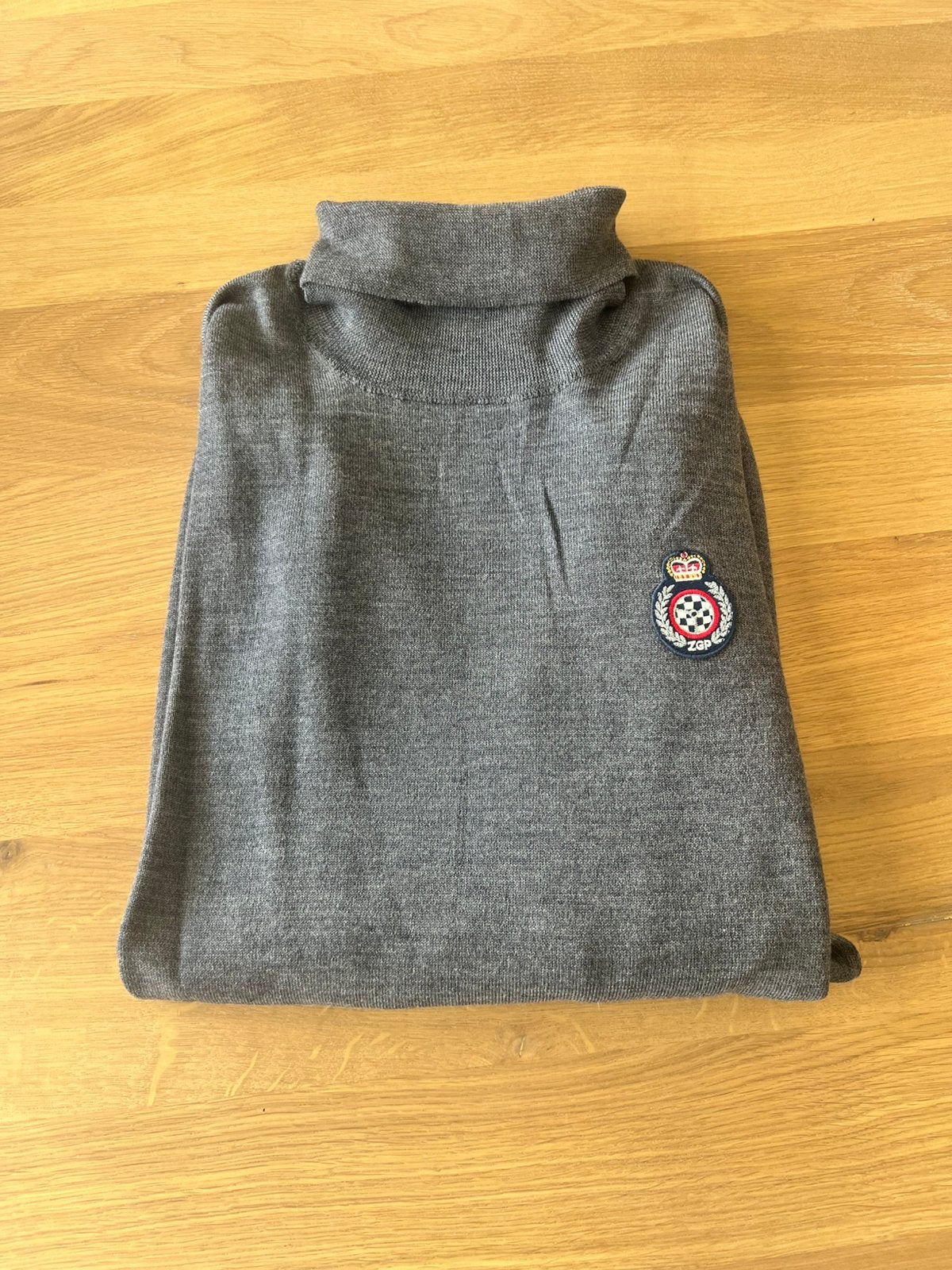 Pull à col roulé Salty Grand Prix, Enlèvement ou Envoi, Comme neuf, Taille 56/58 (XL), Gris