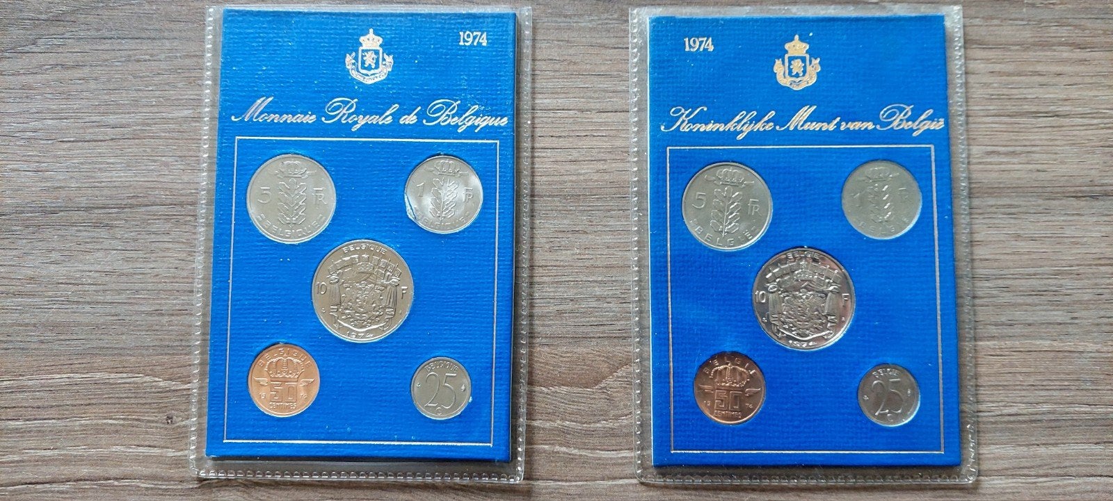 Belgische frank set VL/FR jaar 1974 FDC, Postzegels en Munten, Ophalen of Verzenden, Munten