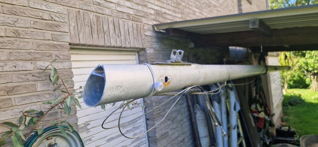 Zeilmast alluminium met zeilen te koop, Ophalen