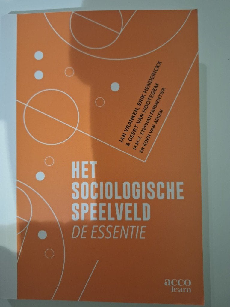 Het sociologische speelveld (sociologie), Ophalen of Verzenden, Nieuw, Hogeschool