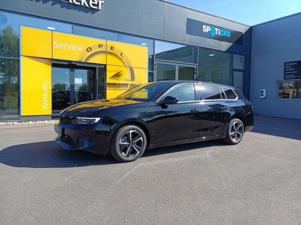 Opel Astra 45pk MHEV Sports Tourer GS Line, Navigatie, 4 x, Auto's, Opel, Zwart, Zwart, Bedrijf, 5 zetels