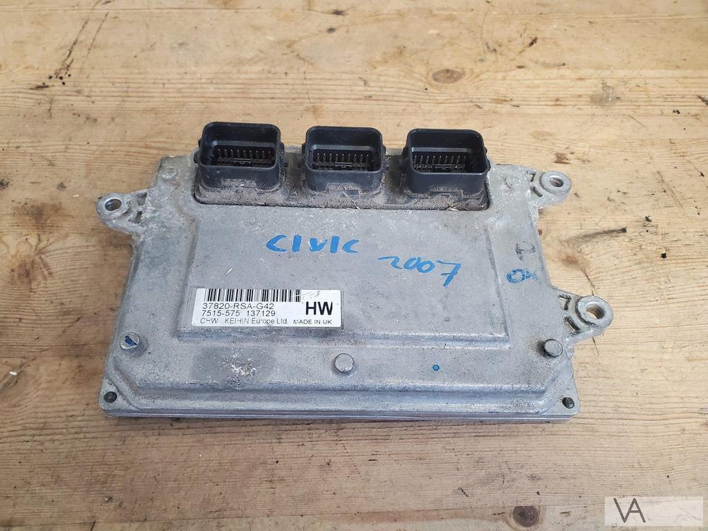 Honda Civic 2005 - 2010 1.8 motorcomputer ECU 37820-RSA-G42, Honda, Gebruikt, -, -
