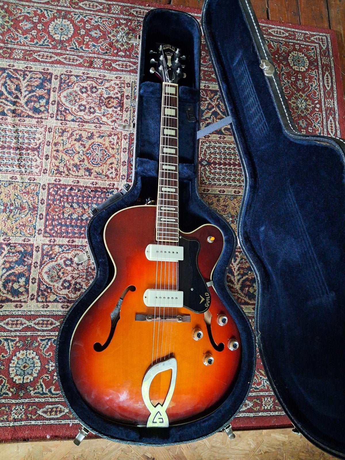 guild Manhattan x-175, Musique & Instruments, Enlèvement, Comme neuf, Semi-solid body, Autres marques