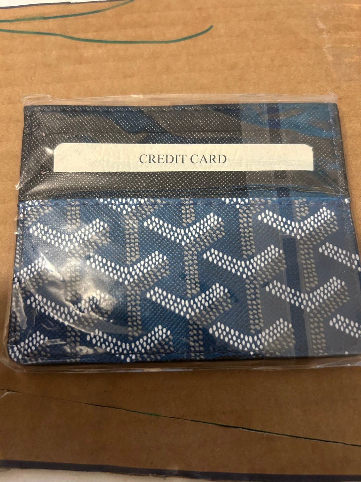 Goyard portemonee, Ophalen of Verzenden, Nieuw, Blauw, Overige merken