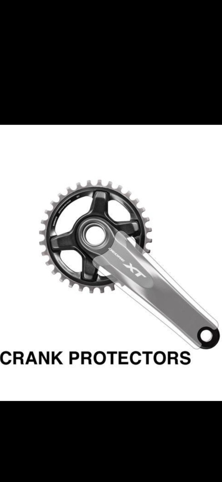 Protection de manivelles pour Shimano XT 8100-8120, Enlèvement ou Envoi, Neuf, Pédalier ou Pédales, Plastique