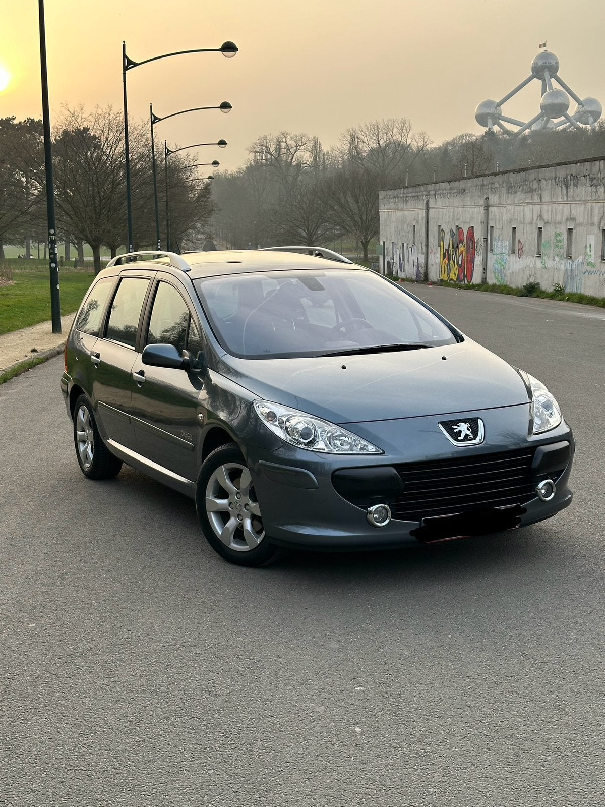 Peugeot 307 SW automatique essence, Autos, Argent ou Gris, Achat, 7 places, Carnet d'entretien