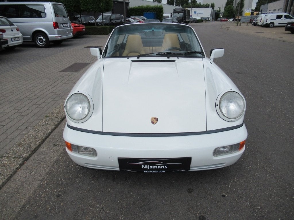 Porsche 964 911 Carrera 2 Cabriolet-Automatique-Airco-Cuir, Cuir, Achat, Beige, Entreprise