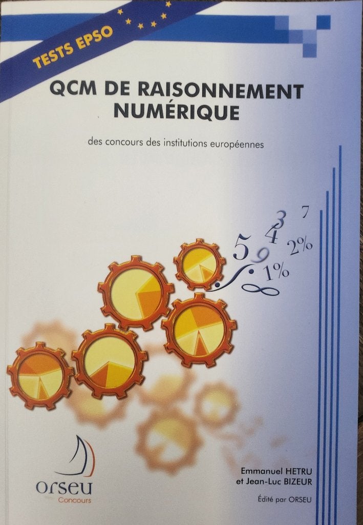 QCM numérique commission européenne FR ou ANGLAIS  copie, Livres, Enlèvement ou Envoi, Autres niveaux, EPSO, Utilisé