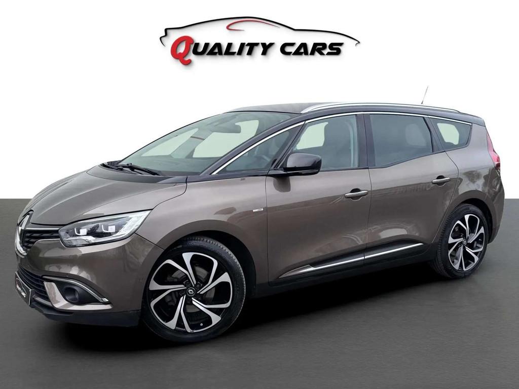 Renault Grand Scenic 1.2 TCe Energy Bose Edition 7 PL Camera, Auto's, Monovolume, Gebruikt, Zwart, 4 cilinders