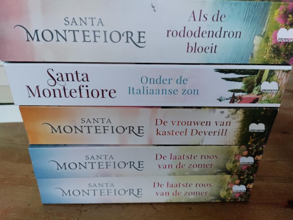 Boeken Santa Montefiore 8 € per boek, Ophalen, Zo goed als nieuw, Santa Montefiore, België
