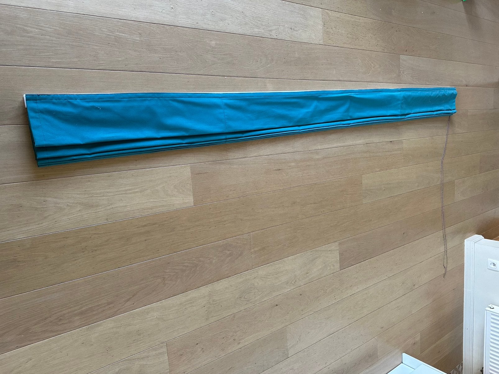 Plooigordijn, 270 cm, Enlèvement, Utilisé, Bleu