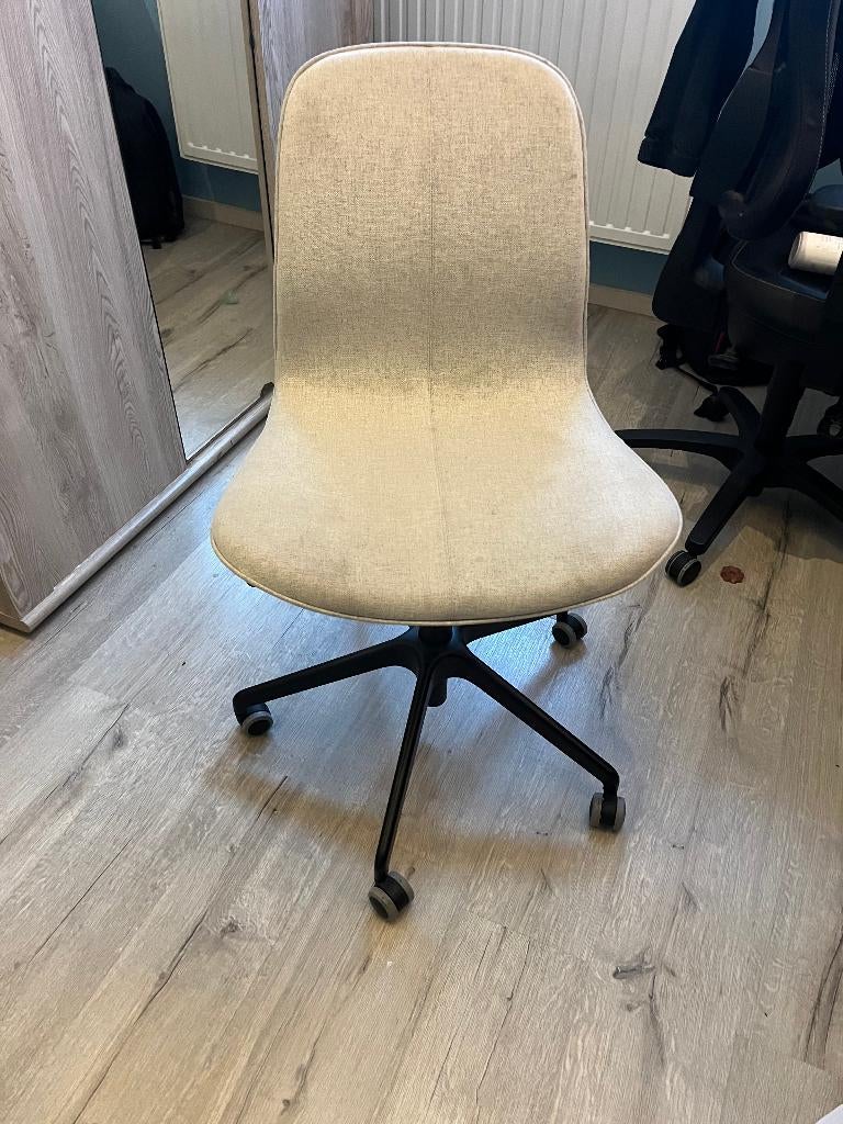 IKEA LÅNGFJÄLL beige bureaustoel - Goede staat, Huis en Inrichting, Bureaustoelen, Zo goed als nieuw, Bureaustoel, Beige, Ergonomisch