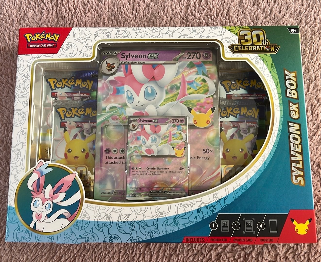 Célébration des 30 ans de Pokémon — Sylveon Ex Box, Enlèvement ou Envoi, Neuf