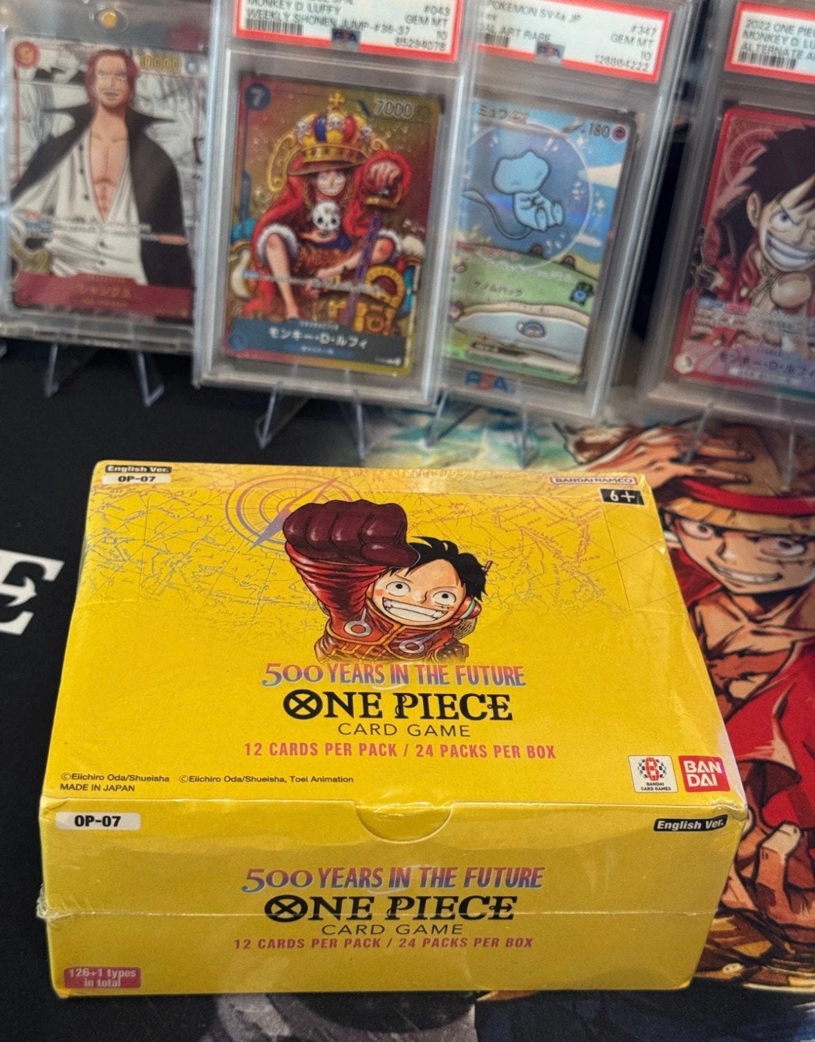 Booster box op07 one piece englsih, Ophalen of Verzenden, Zo goed als nieuw, Booster