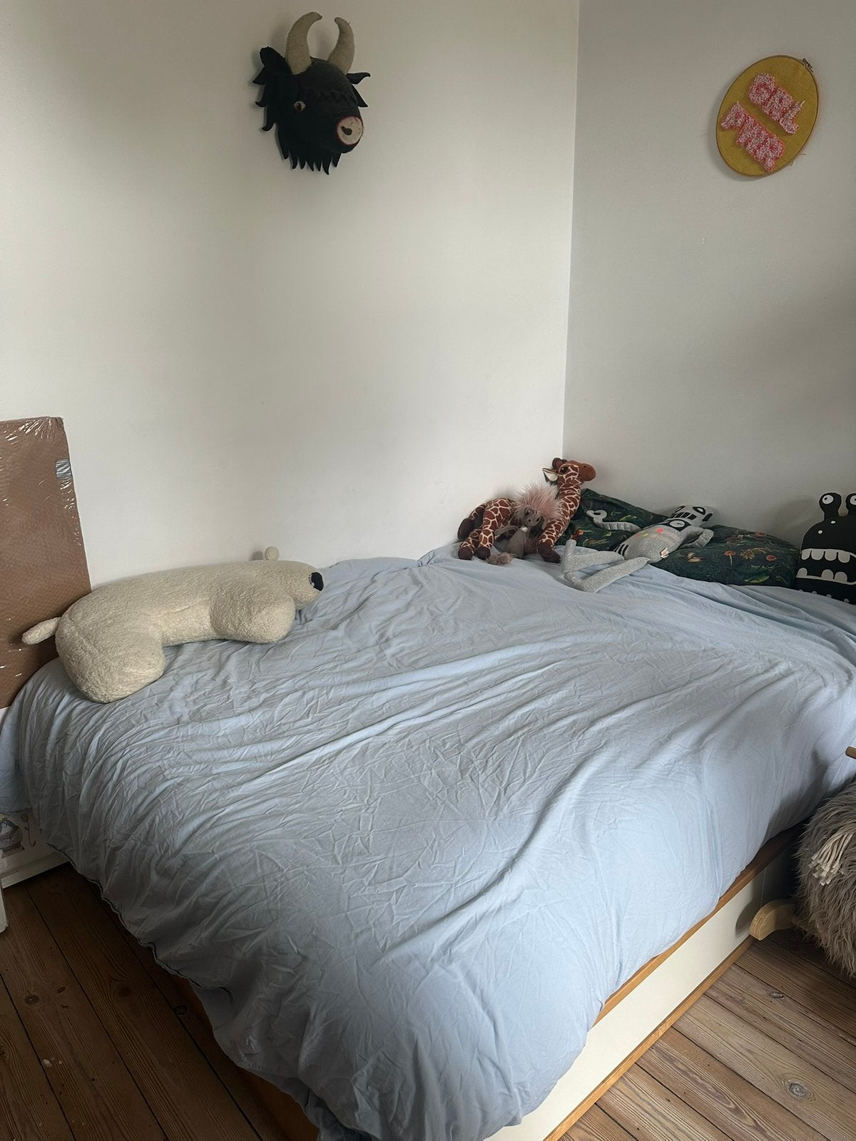 IKEA Mandal bed, Beige, 140 cm, Enlèvement, Utilisé
