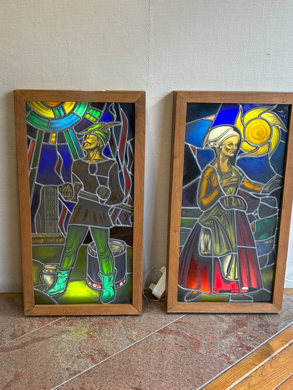 Glas in lood Frans Van Immerseel, Ophalen