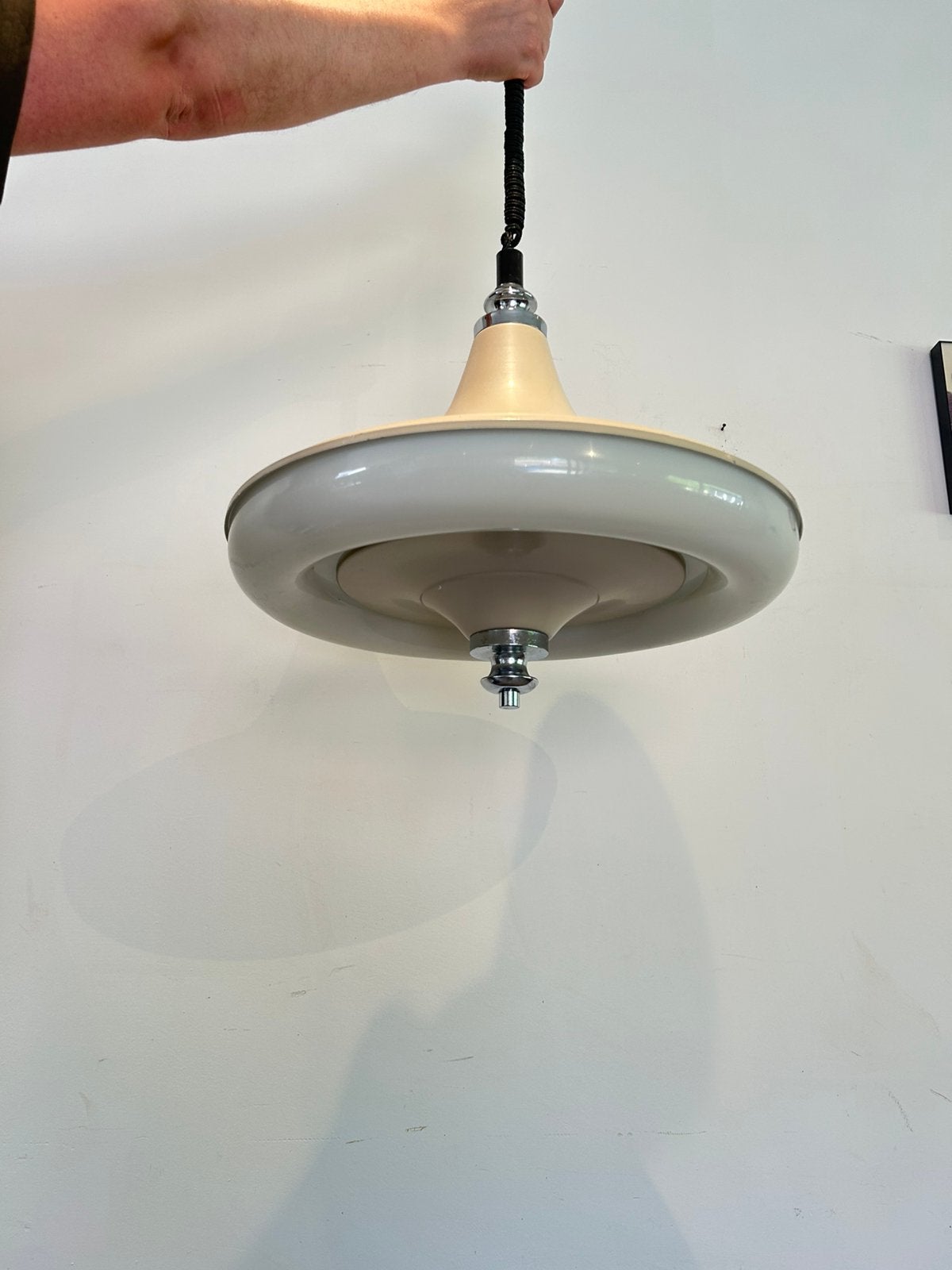 Vintage hanglamp, Ophalen, Gebruikt, Kunststof