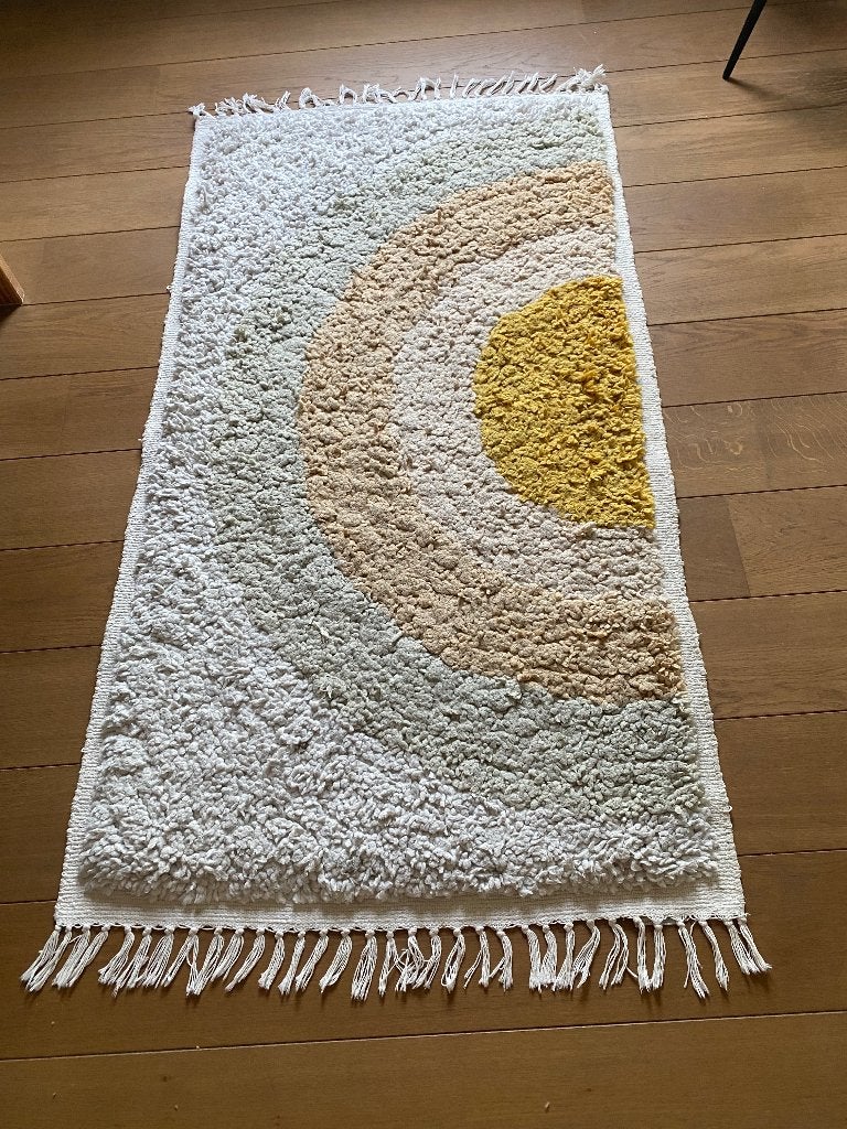 Tapijt kinderkamer, Ophalen, 50 tot 100 cm, Zo goed als nieuw, Roze