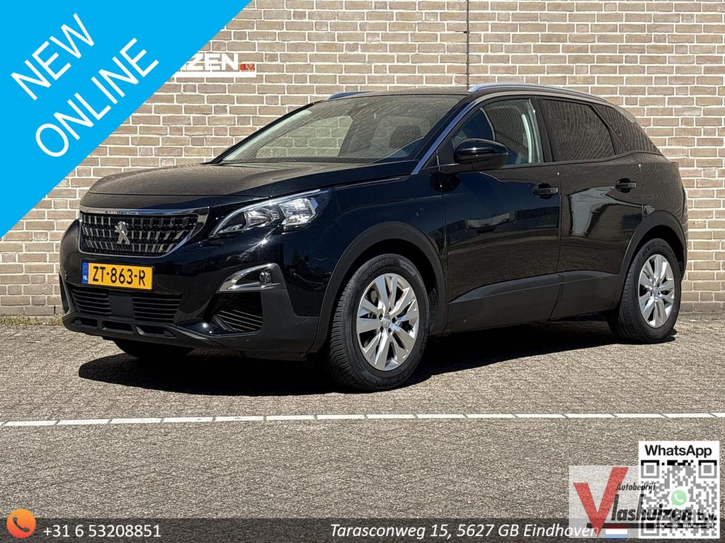 Peugeot 3008 1.2 PureTech Allure, Auto's, Peugeot, Automaat, 118 g/km, Zwart, SUV of Terreinwagen