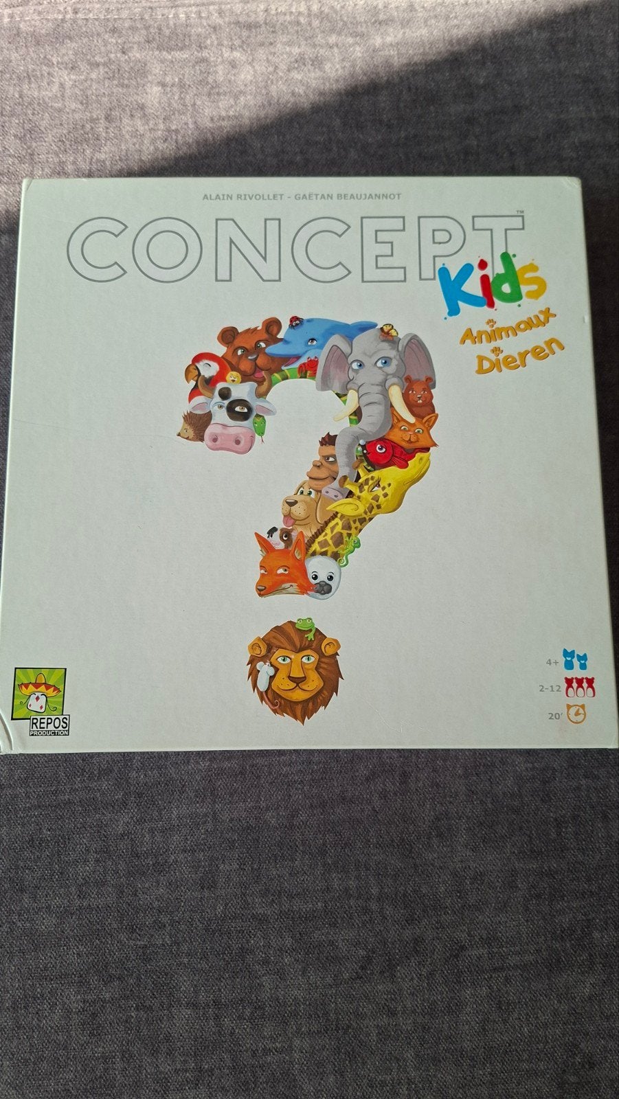 spel concept kids, Enlèvement