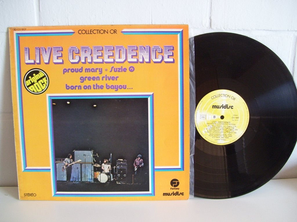 CREEDENCE CLEARWATER REVIVAL  live creedence, LP, Originele persing, Ophalen of Verzenden, Zo goed als nieuw
