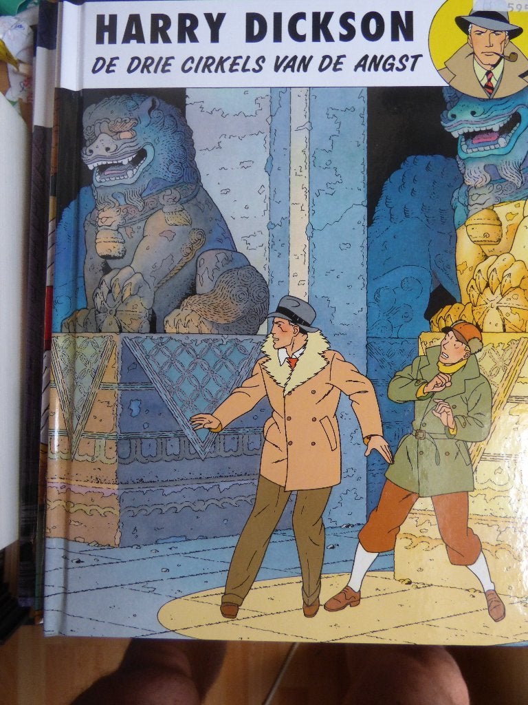 harry dickson , de drie cirkels van de angst ,hardcover, Livres, BD, Enlèvement ou Envoi