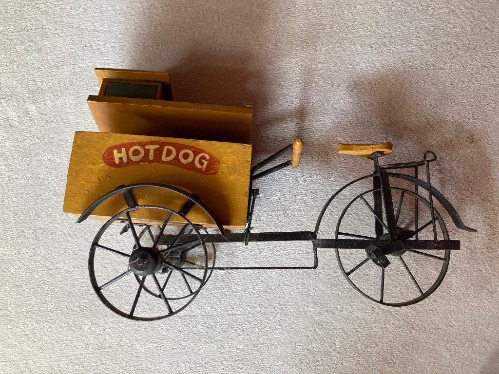 Retro mini-fiets decoratie, Ophalen