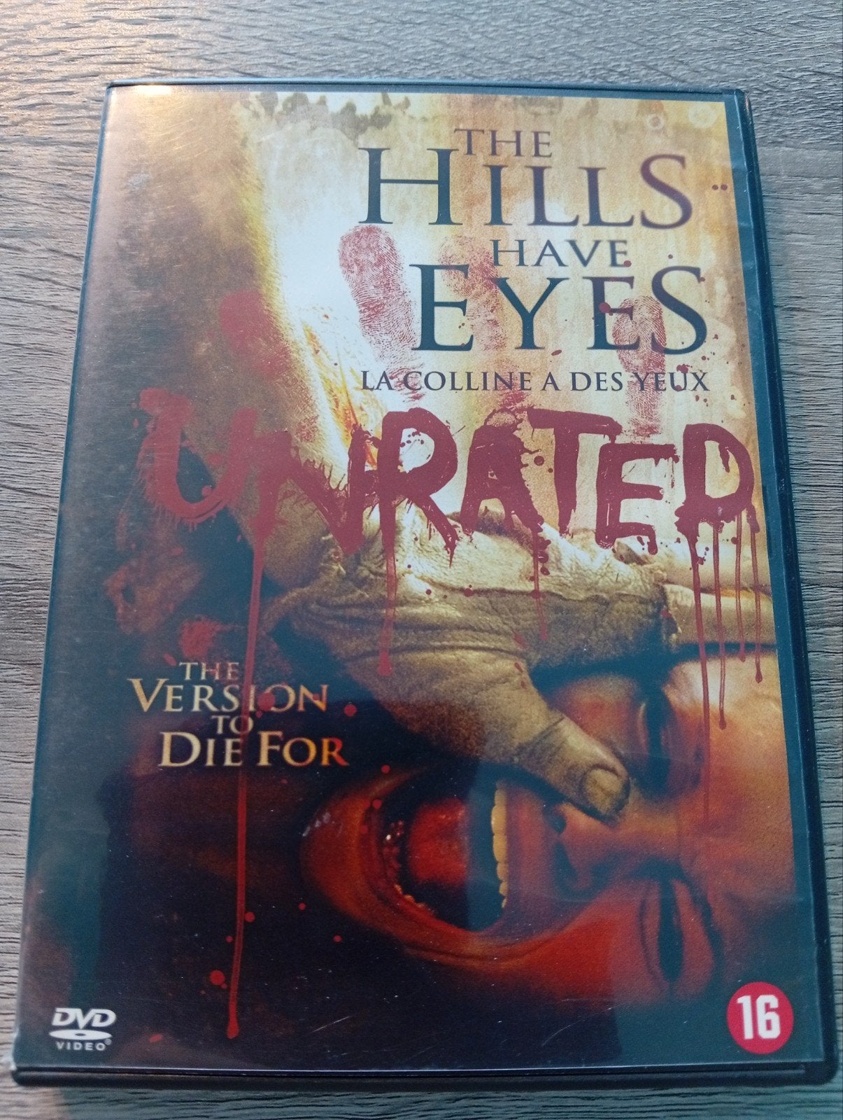 the hills have eyes unrated horror dvd, Vanaf 16 jaar, Slasher, Bonusmateriaal, Ophalen of Verzenden
