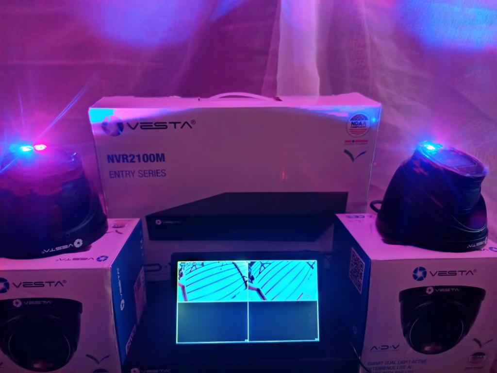 Kit Surveillance Pro VESTA 4K — IA Intelligente — NVR PoE +, Enlèvement ou Envoi, Neuf, Caméra extérieure
