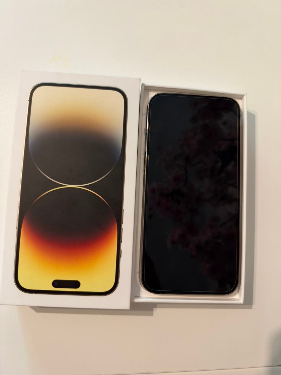 iPhone 14 Pro Max 128GB Gold – Zeer nette staat met doos, 128 GB, Or, Comme neuf, IPhone 14