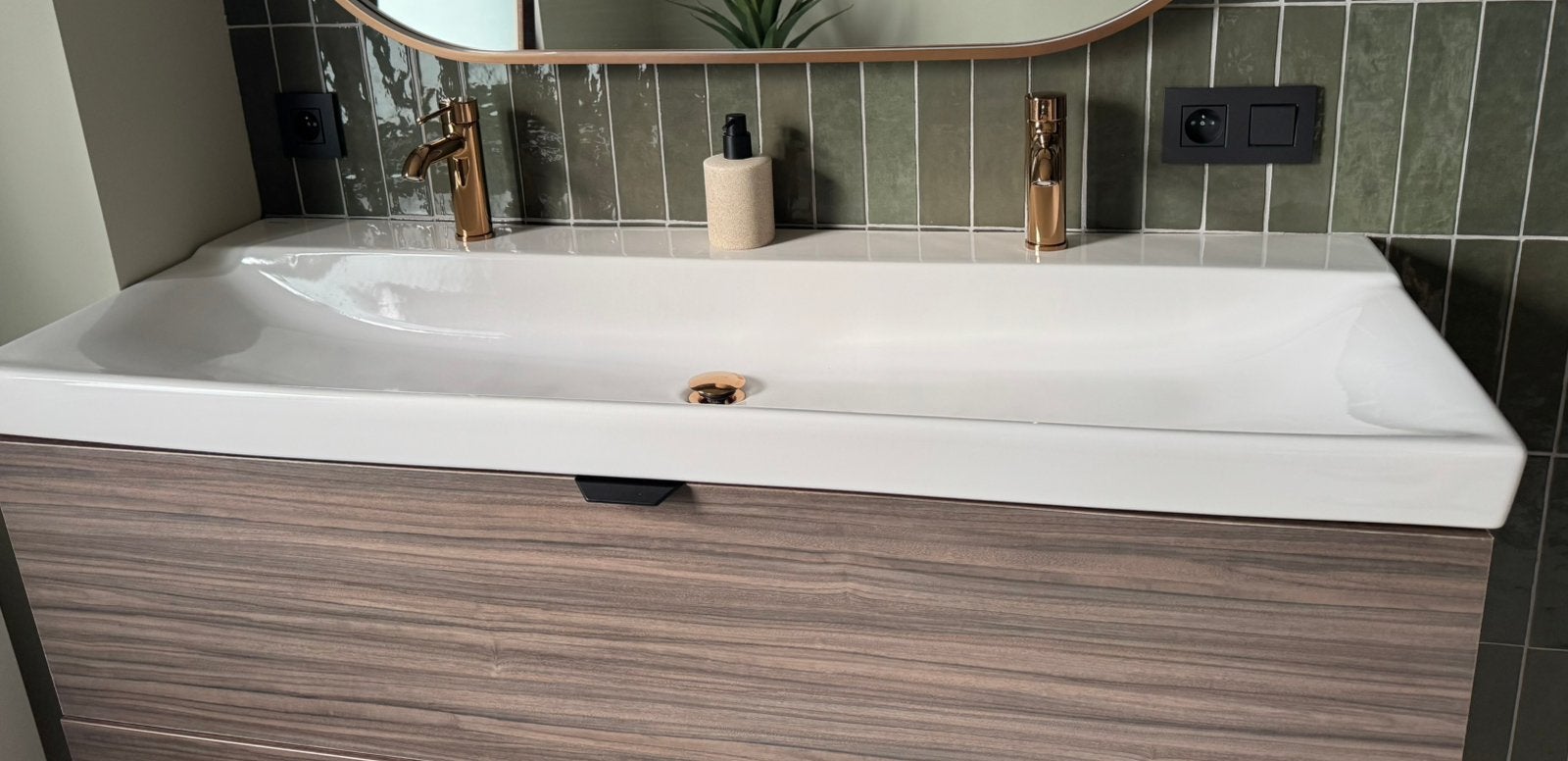 Wastafel Geberit Xeno2 reeks, Ophalen, 100 tot 150 cm, Nieuw, Minder dan 100 cm