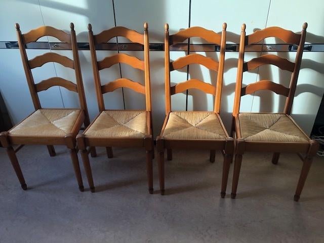 stoelen, Huis en Inrichting, Stoelen, Ophalen, Zo goed als nieuw, Leer