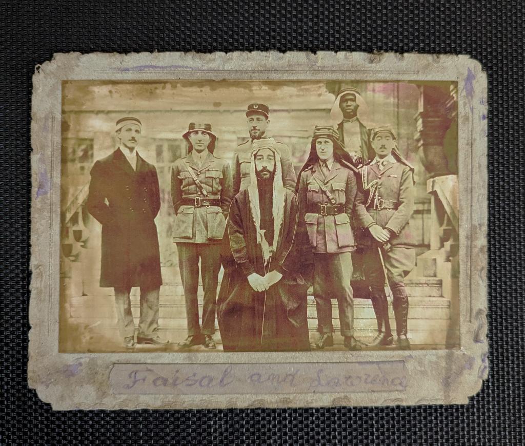 Foto van koning Faisal en Lawrence van Arabië, Verzenden, Gebruikt, Buitenland, Foto