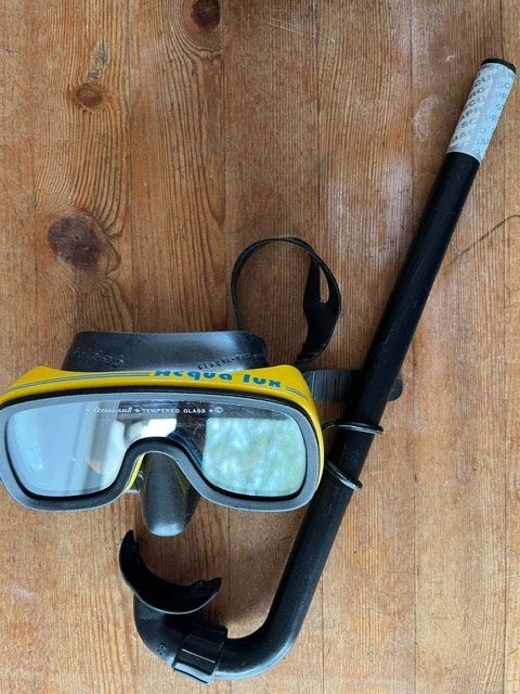 Cressi Sub duikbril en snorkel, Watersport en Boten, Ophalen, Gebruikt, Duikbril of Snorkel