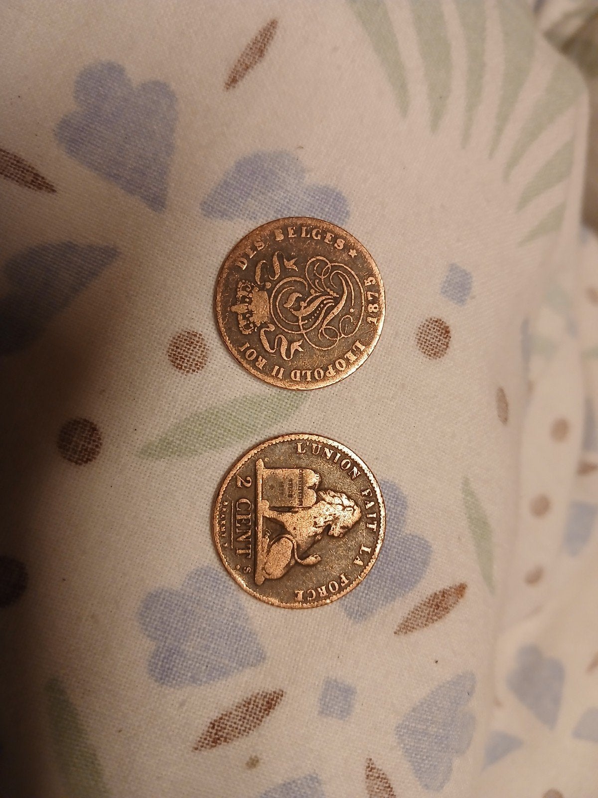 pièce de 2 cents belge en cuivre, Enlèvement ou Envoi