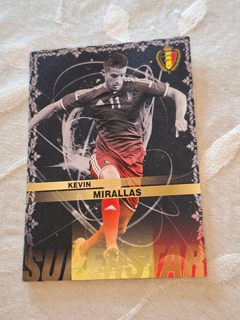 Panini / Voetbalkaart / Kevin Mirallas / Rode Duivels, Enlèvement ou Envoi, Comme neuf, Cartes de joueur