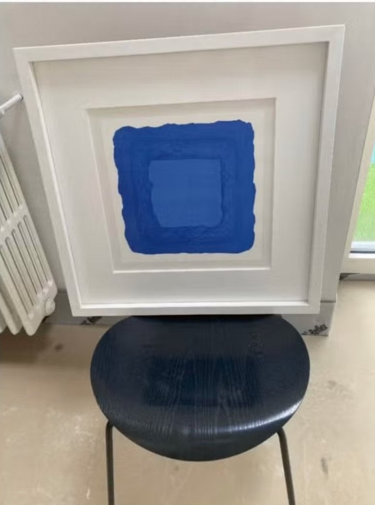 zeefdruk Bram Bogart, Antiek en Kunst, Kunst | Litho's en Zeefdrukken, Genummerd, Ophalen, Zeefdruk