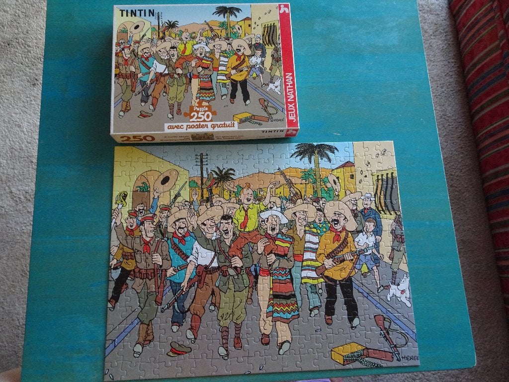 Puzzle 250 pièces Tintin - L'oreille cassée, Enlèvement ou Envoi, Tintin, Utilisé, Livre ou Jeu