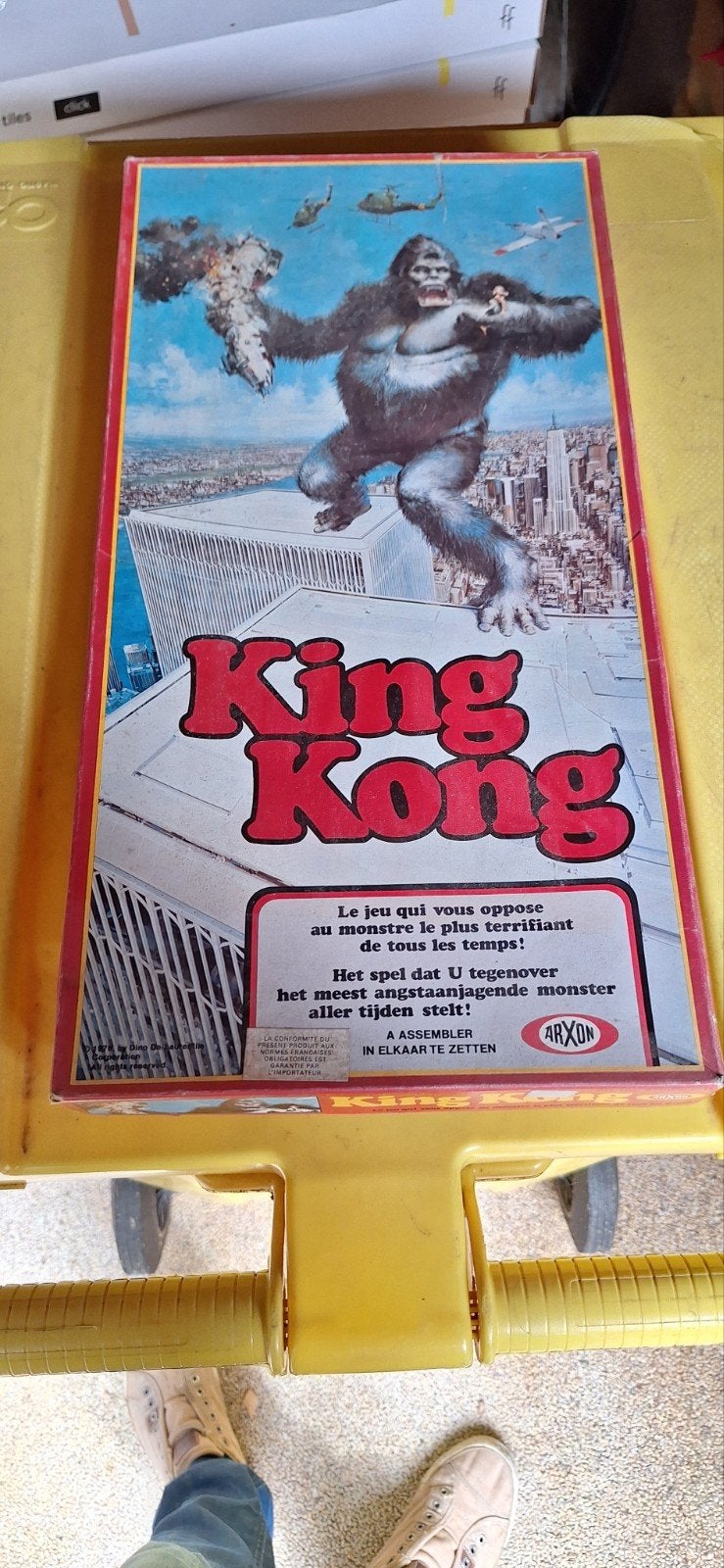 king kong vintage bordspel 1976 ongespeeld /unpunched, Antiek en Kunst, Ophalen of Verzenden