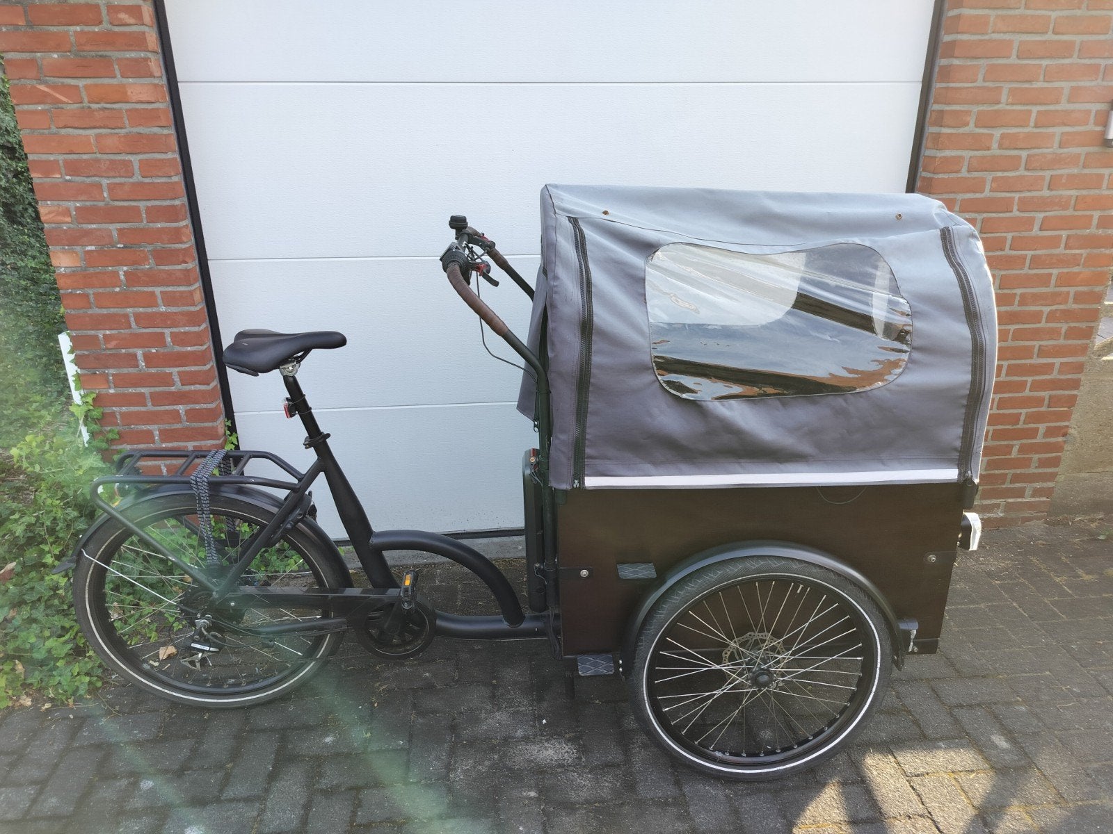 Elektrische bakfiets, Fietsen en Brommers, Ophalen, 4 kinderen of meer, Gebruikt, Elektrisch